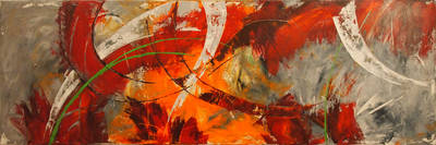 Nr. 56 - März 2012 Japanspachtel - 50 x 150 x 4 - Auftragsarbeit