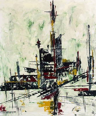 Nr. 64 - September 2013 mit Gipsapplikation - 100 x 120 x 4